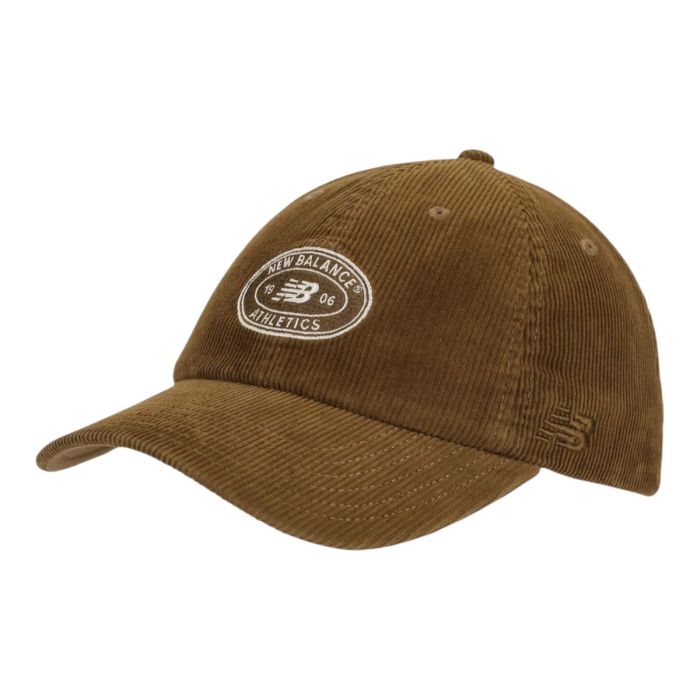 New Balance 6 Panel Athletics Cord Hat Brun Unisex