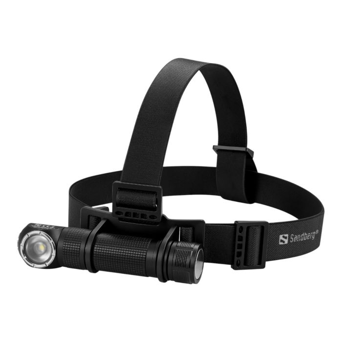 Sandberg Headlamp 1000 Pro Sort Unisex