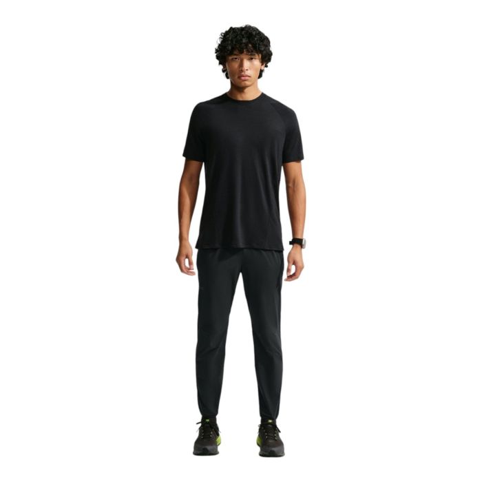 Nike NikeLab Running Wool-Blend SS Tee Sort Herre