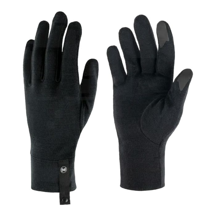 Buff Merino Midweight Gloves Sort Unisex