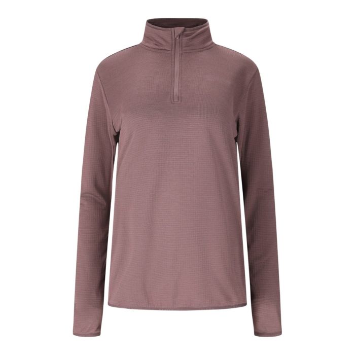 Endurance Vironic Waffle Melange Midlayer Pink Dame