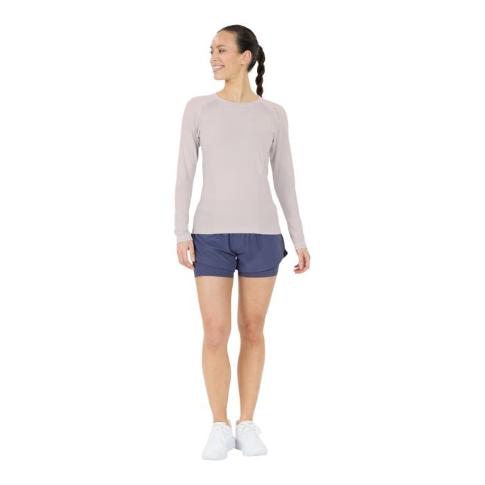 Endurance Halen Seamless Long Sleeves Tee Gr&aring; Dame