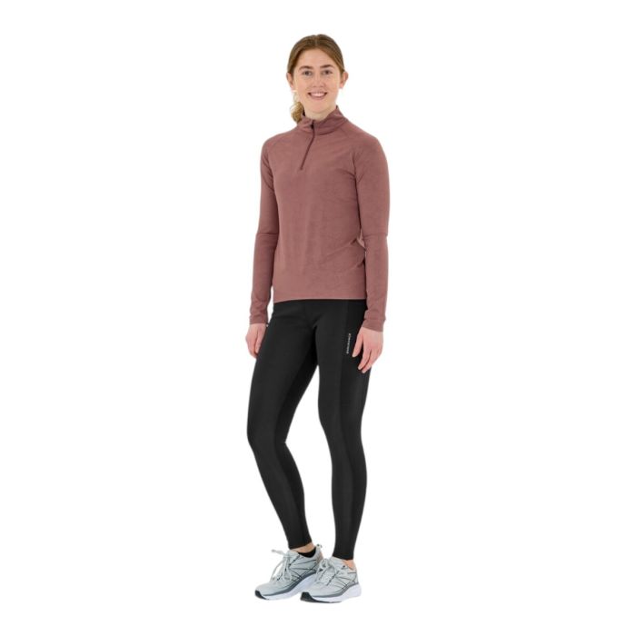 Endurance Strong Long Run Tights Sort Dame