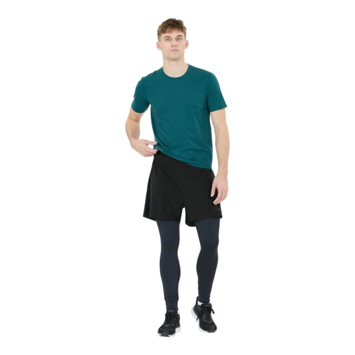 Endurance Weilby 2in1 7/8 Tights Sort Herre