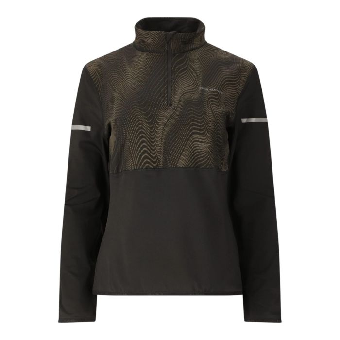 Endurance Rumbia Printed Midlayer Sort Dame
