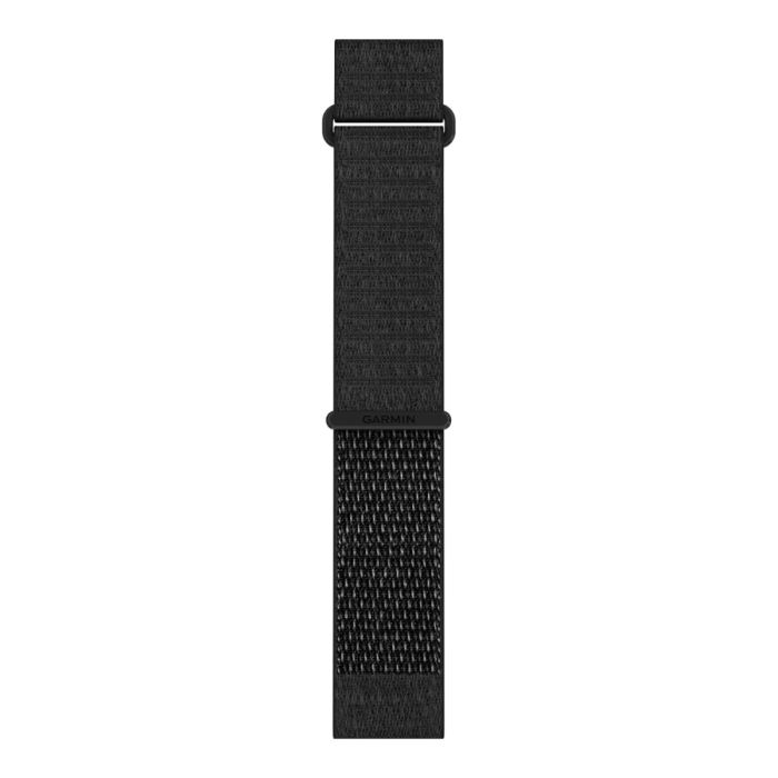 Garmin QuickFit 22 Strap Short (ComfortFit Fabric) Sort Unisex