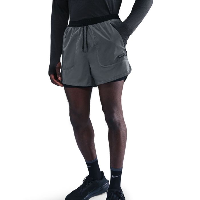 Nike Reflective 2in1 4 Inch Shorts S&oslash;lv Herre