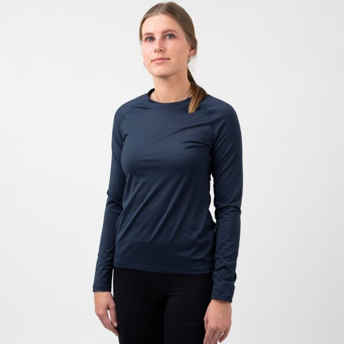 LIPATI Lang&aelig;rmet T-Shirt til Dame -, Bl&aring;, Komfort & Temperaturregulering - LIPATI Arcus
