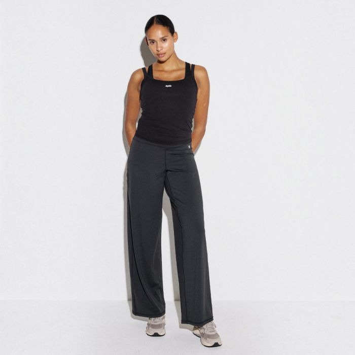 EYDA Vera Wide Leg Pants Grå Dame