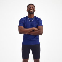 Socialize SS Tee Blå