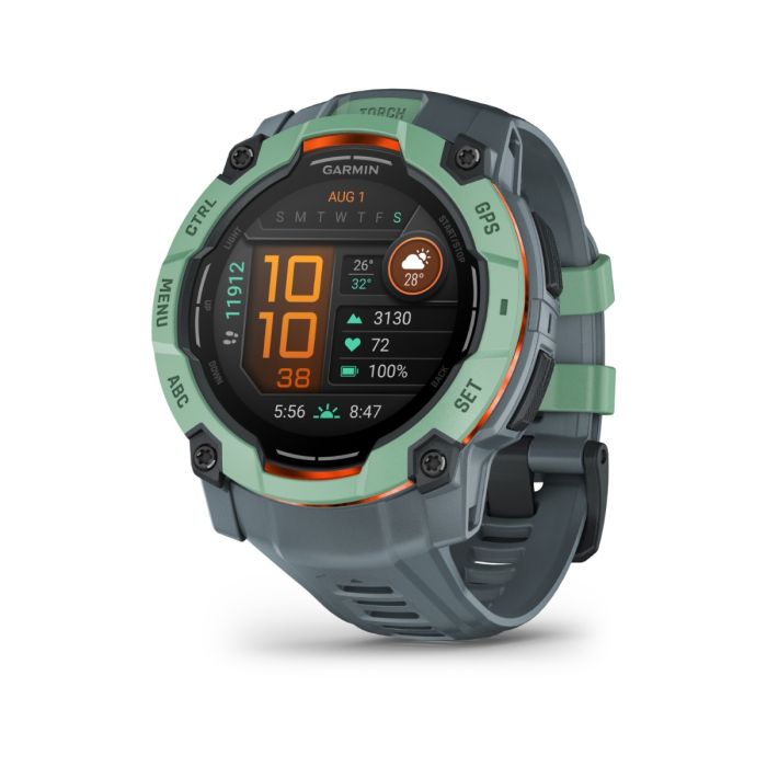 Garmin Instinct 3 AMOLED, 3,3 cm (1.3), AMOLED, Berøringsskærm, 4 GB, GPS (satellit), 59 g