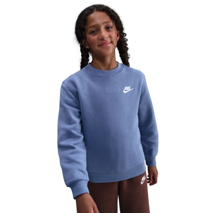 Nike Sportswear Club Fleece Sweatshirt Str. XS 122-128 Lilla Junior
