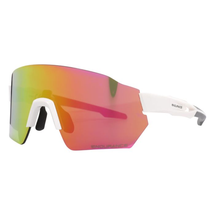 Endurance Mathieu Sports Solbriller - Hvid, Letvægts, UV-beskyttelse til Løb & Sport