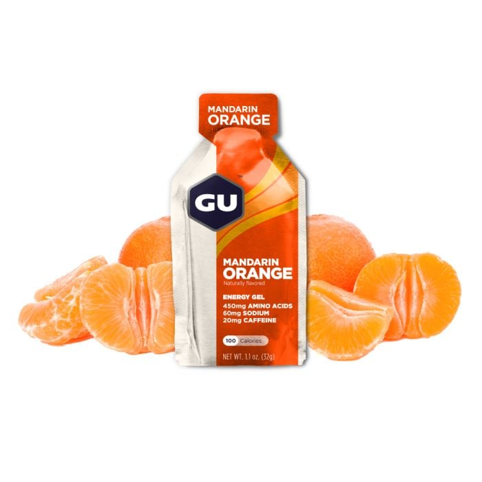 GU Energi Gel med Koffein (Mandarin Orange) - Unisex, ONESIZE, Øget Energi til Løb