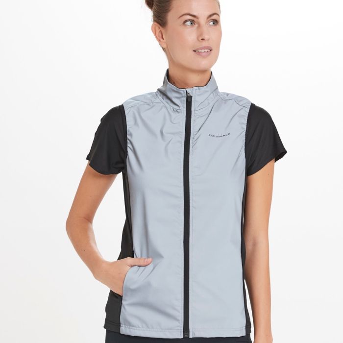 Endurance Light The Night Vest Str. 34-XS Dame - Reflekterende løbevest til sikkerhed og komfort