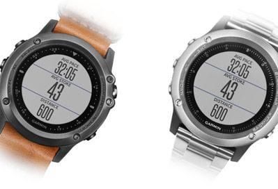 Garmin Fenix 3 Titanium og læder