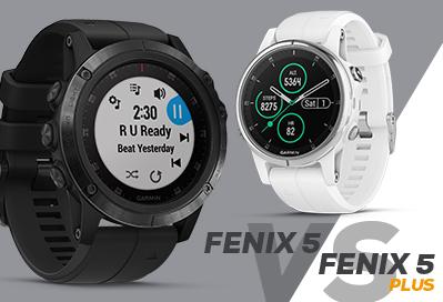 Garmin Fenix 5 vs. Fenix 5 Plus - Hvad er forskellen?
