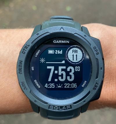 TEST: Garmin Instinct Solar - Uret der i teorien ikke skal oplades. 