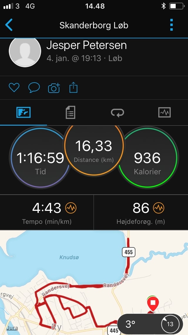 garmin connect statistik